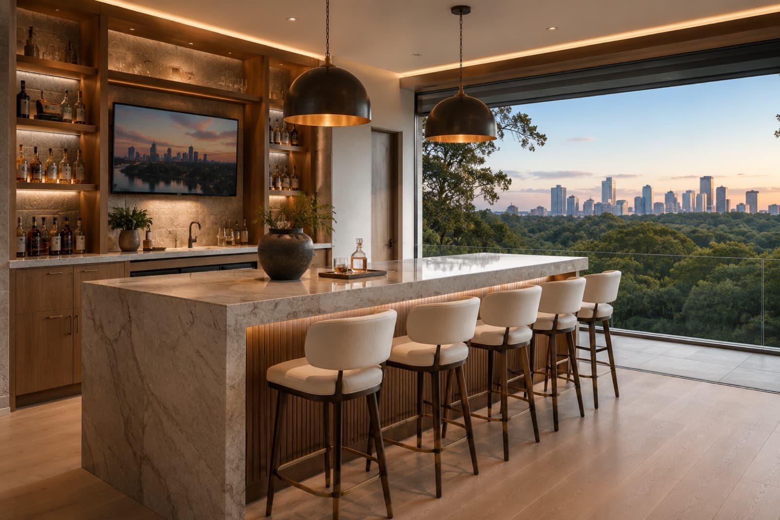 Custom Bars by Bijou Custom Spaces, Austin TX
