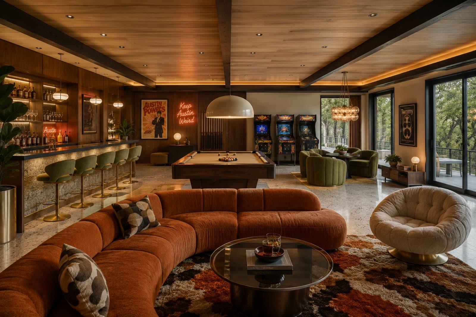 Game Rooms by Bijou Custom Spaces, Austin TX